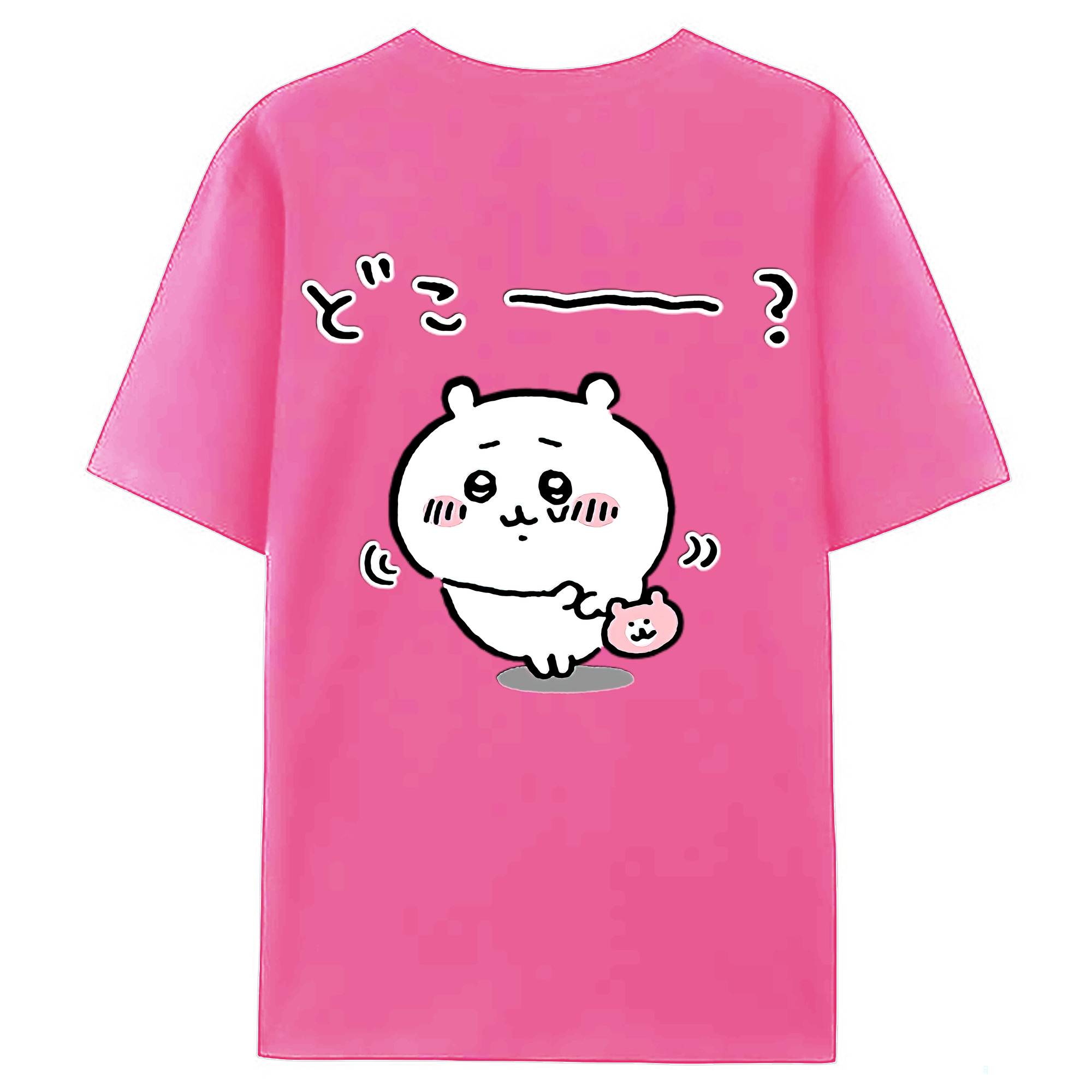 （画像用） ちいかわ ちいかわ Chii-kawa chiikawa レディース半袖Tシャツ(バックプリント)